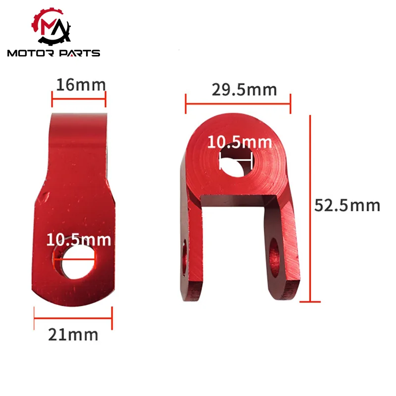 CNC motorfiets achterschokdemperversterker